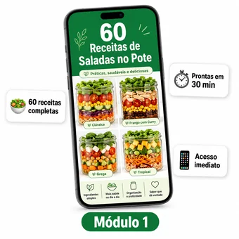 60 Recetas de Ensaladas en Frasco